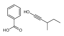 1-Pentyn-1-ol, 3-methyl-, 1-benzoate 结构式