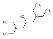1,3-二(二乙氨基)-2-丙醇 结构式