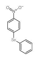 1-硝基-4-苯基硒基苯 结构式