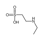 2-(乙氨基)乙磺酸 结构式