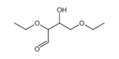 2,4-二乙氧基-3-羟基丁醛 结构式