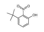 3-(叔丁基)-2-硝基苯酚 结构式