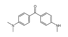 [4-(Dimethylamino)phenyl][4-(methylamino)phenyl]-methanone 结构式