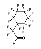 α,α,1,2,2,3,3,4,4,5,5,6,6-十三氟环己基乙酰氟 结构式