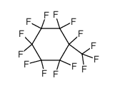 Cyclohexane, 1,1,2,2,3,3,4,4,5,5,6-undecafluoro-6-(trifluoromethyl)-, radical ion(1-) 结构式