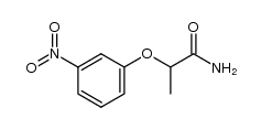 2-(3-硝基苯氧基)丙酰胺 结构式