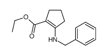 2-(苄基氨基)-1-环戊烯-1-羧酸乙酯 结构式
