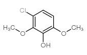 3-氯-2,6-二甲氧基苯酚 结构式