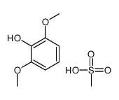 Phenol, 2,6-dimethoxy-, 1-methanesulfonate 结构式