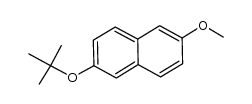 2-叔丁氧基-6-甲氧基萘 结构式