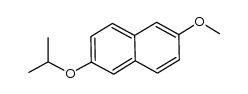 2-甲氧基-6-异丙氧基萘 结构式