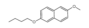 2-Butoxy-6-methoxynaphthalene 结构式