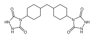 4,4'-亚甲基双(1,2,4-三唑烷-3,5-二酮) 结构式