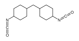 反,反-4,4'-二异氰酸酯基二环己基甲烷 结构式