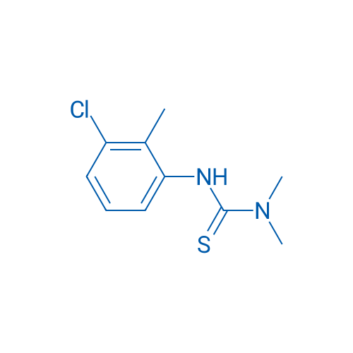 Thiourea, N'-(3-chloro-2-methylphenyl)-N,N-dimethyl- 结构式