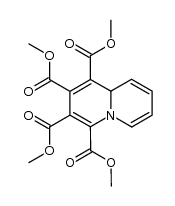 1,2,3,4-tetramethyl 9aH-quinolizine-1,2,3,4-tetracarboxylate 结构式