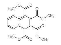 4H-喹嗪-1,2,3,4-四羧酸四甲酯 结构式