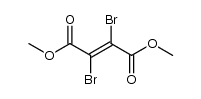 2,3-二溴-2-丁烯二酸二甲酯 (Z)- 结构式