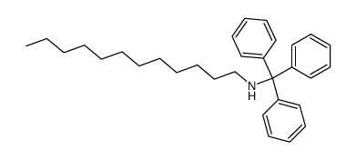 N-十二基-α,α-二苯基苯甲甲胺 结构式