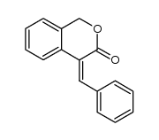 (4Z)-1,4-二氢-4-(苯亚甲基)-3H-2-苯并吡喃-3-酮 结构式