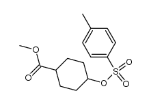 4-(甲苯磺酰氧基)环己烷甲酸甲酯 结构式