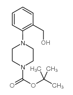 2-(4-N-Boc-哌嗪)苄基乙醇 结构式