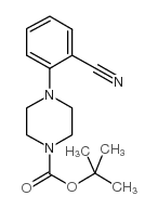 4-(2-氰基苯基)哌嗪-1-羧酸叔丁酯 结构式