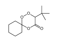 3-叔丁基-1,2,5-三氧杂螺[5.5]十一烷-4-酮 结构式