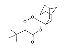 Spiro[tricyclo[3.3.1.13,7]decane-2,3'-[1,2,4]trioxan]-5'-one, 6'-(1,1-dimethylethyl)- 结构式