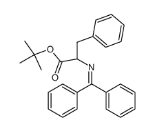 N-(二苯亚甲基)苯丙氨酸叔丁酯 结构式