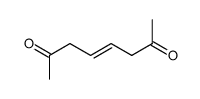 (E)-4-辛烯-2,7-二酮 结构式