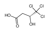 Butanoic acid, 4,4,4-trichloro-3-hydroxy-, (R)- (9CI) 结构式
