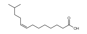 8-Tridecenoic acid, 12-methyl-, (Z)- (9CI) 结构式