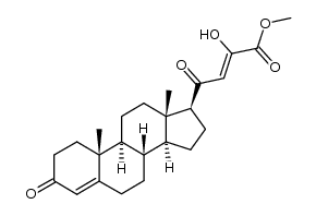 21-Norchola-4,22-dien-24-oic acid, 23-hydroxy-3,20-dioxo-, methyl ester, (22Z)- (9CI) 结构式