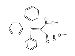 Butanedioic acid, 2-oxo-3-(triphenylphosphoranylidene)-, 1,4-dimethyl ester 结构式