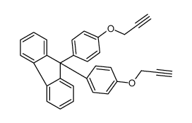 9,9-双[4-(2-丙炔-1-基氧基)苯基]-9H-芴 结构式