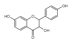 3,4',7-三羟基黄烷酮 结构式
