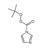 1H-咪唑-1-过氧羧酸-1,1-二甲基乙酯 结构式