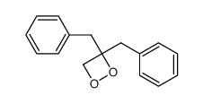 3,3-二苄基-1,2-二氧杂环丁烷 结构式