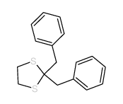 2,2-二苄基-1,3-二硫杂环戊烷 结构式