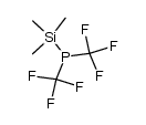 Phosphine, bis(trifluoromethyl)(trimethylsilyl)- 结构式