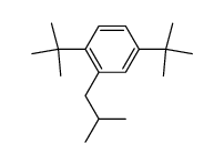 Benzene, 1,4-bis(1,1-dimethylethyl)-2-(2-methylpropyl)- 结构式