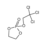 2-(2,2,2-三氯乙氧基)-1,3,2-二氧磷杂环戊烷 2-氧化物 结构式