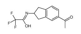 N-(5,6-二乙基-2,3-二氢-1H-茚-2-基)-2,2,2-三氟乙酰胺 结构式