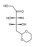 D-threo-Hexos-5-ulose, cyclic 1-(1,3-propanediyl acetal) (9CI) 结构式
