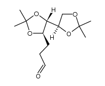 D-arabino-Heptose, 2,3-dideoxy-4,5:6,7-bis-O-(1-methylethylidene)- 结构式