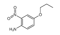 2-硝基-4-丙氧基苯胺 结构式