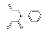 2-氧代-N-苯基-N-2-丙烯-1-基乙酰胺 结构式