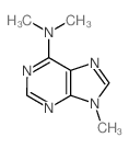 9H-Purin-6-amine,N,N,9-trimethyl- 结构式