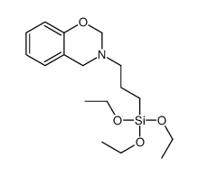 2H-1,3-Benzoxazine, 3,4-dihydro-3-[3-(triethoxysilyl)propyl]- 结构式